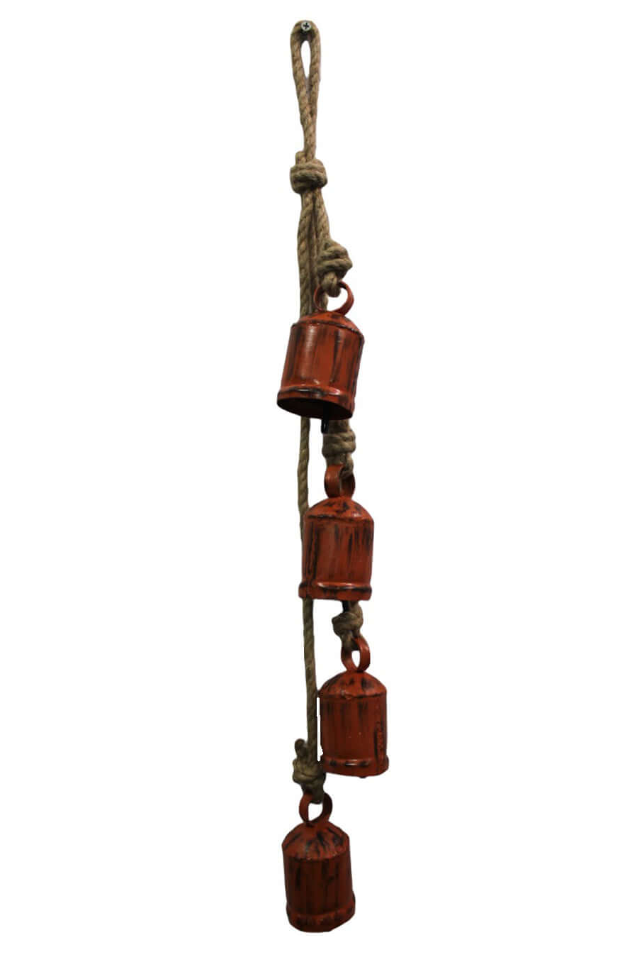 Antique Look Recycled Iron Cow Bells | Rustic Garden Chimes
